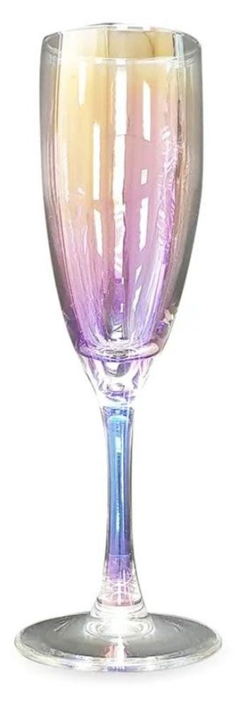 фото Бокал радуга для шампанского стекло 170 мл
