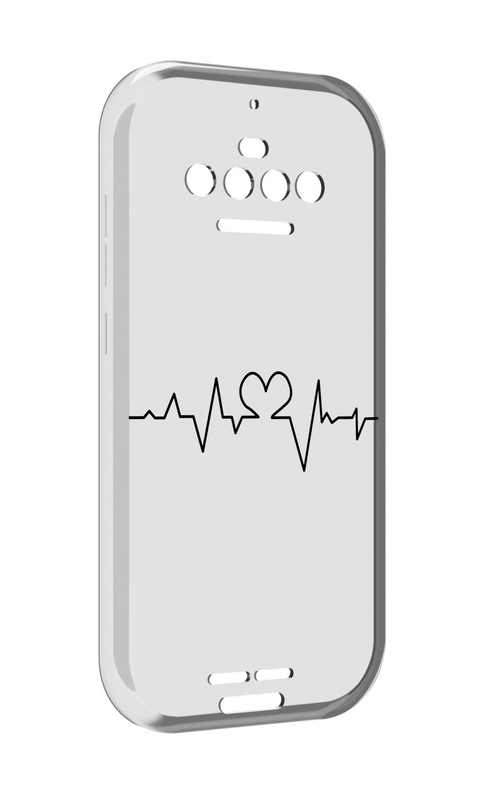 

Чехол MyPads диаграмма-любви для Oukitel F150 R2022, Прозрачный, Tocco
