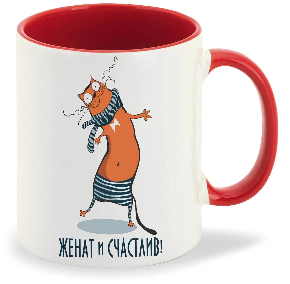 

Кружка CoolPodarok Женат и счастлив
