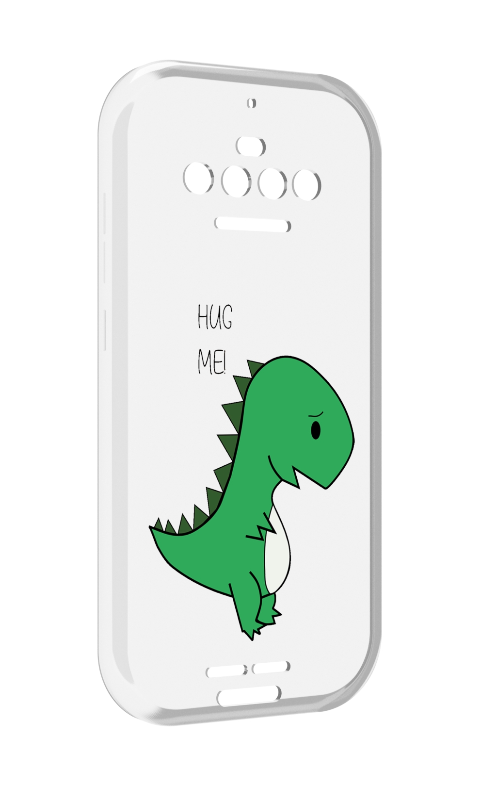 

Чехол MyPads динозаврик для Oukitel F150 R2022, Прозрачный, Tocco