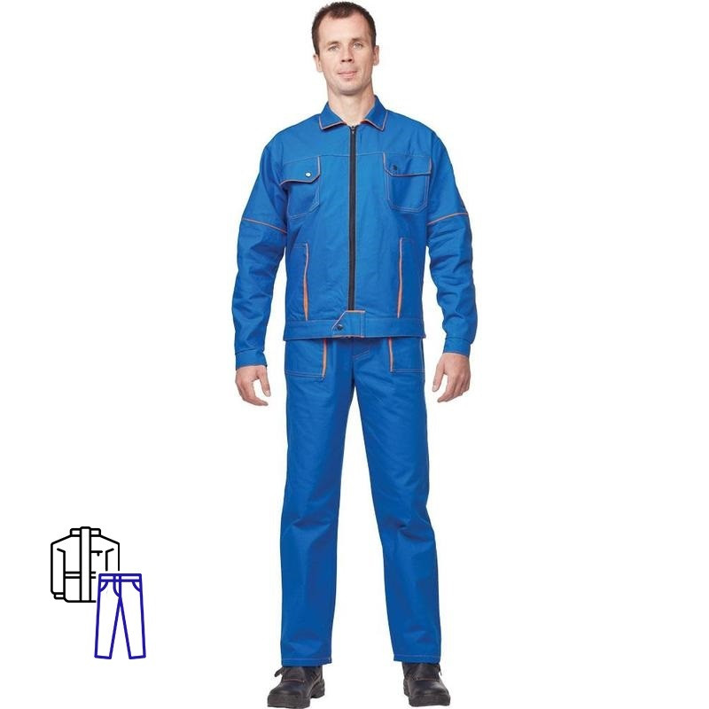 

Костюм рабочий NoBrand 364162-K синий 48-50, 182-188