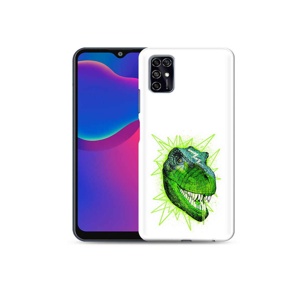 

Чехол MyPads Tocco для ZTE Blade V2020 Smart зеленый динозавр (PT156449.459.358), Прозрачный, Tocco