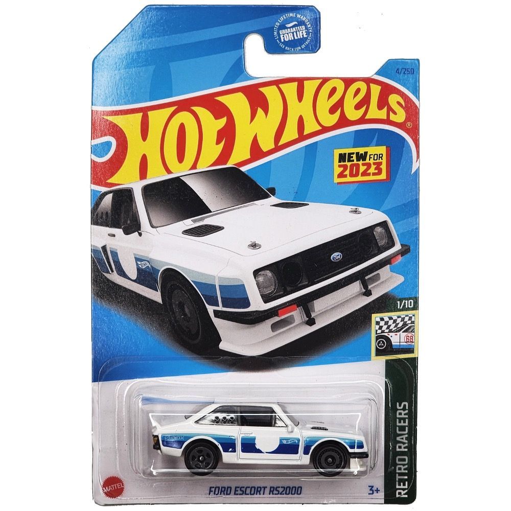 

Машинка Hot Wheels легковая машина HKG25 металлическая FORD ESCORT RS200 белый, HKG25
