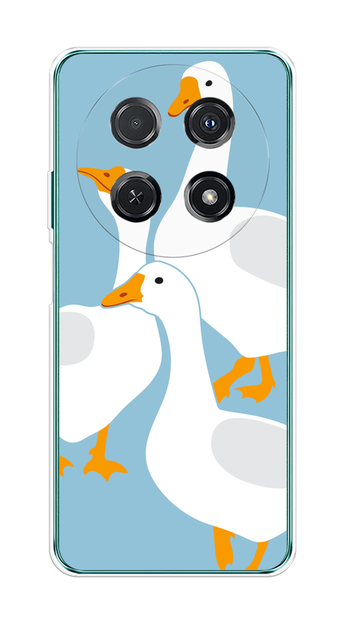 

Чехол на Huawei Nova 12i "Гусиное трио", Голубой;белый;серый;желтый, 6123950-1