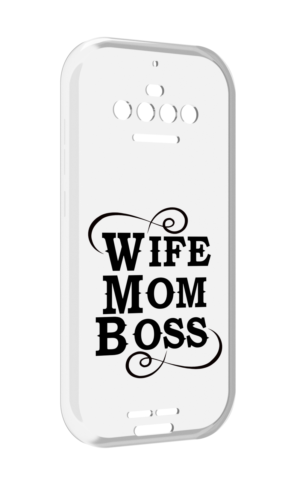 

Чехол MyPads жена-мама-босс для Oukitel F150 R2022, Прозрачный, Tocco