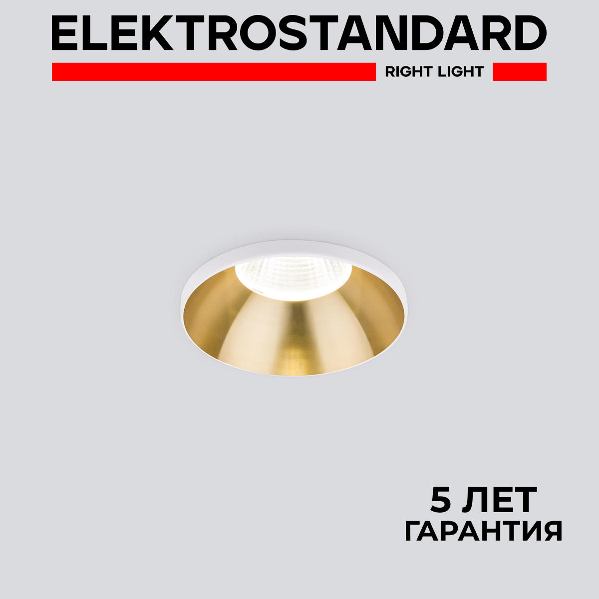 

Встраиваемый светильник Elektrostandard 25026/LED бронза