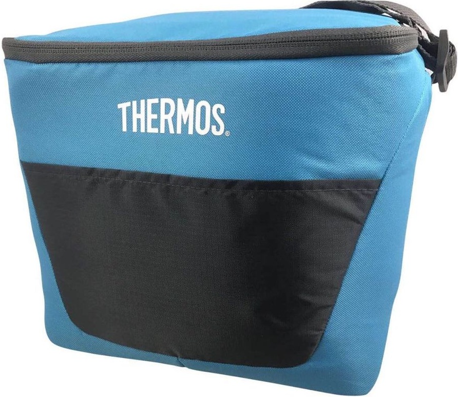 

Термосумка Thermos Classic 24 can cooler teal 287823 голубой черный, Classic 24 can cooler teal