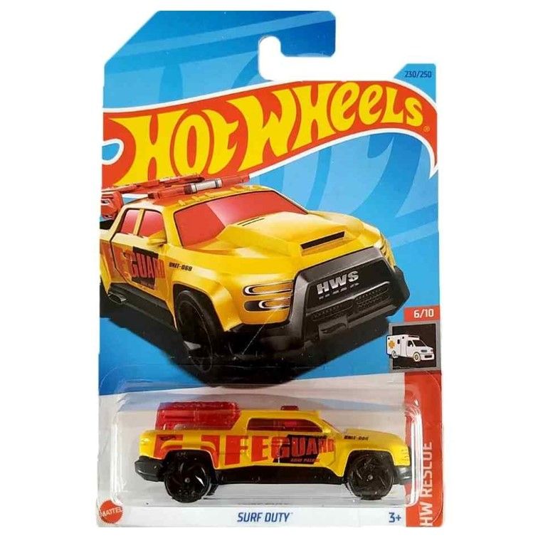 Машинка Hot Wheels внедорожник HKG67 металлическая Surf Duty желтый внедорожник hot wheels gwl16 fyj83