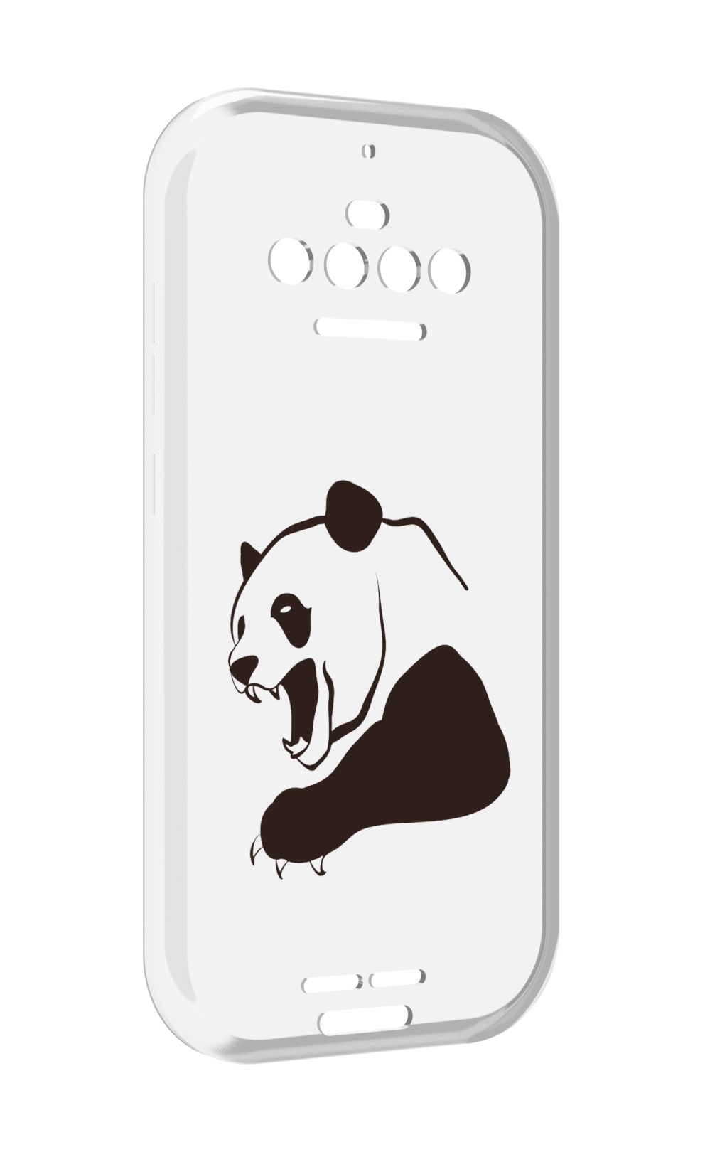 

Чехол MyPads злая-панда для Oukitel F150 R2022, Прозрачный, Tocco