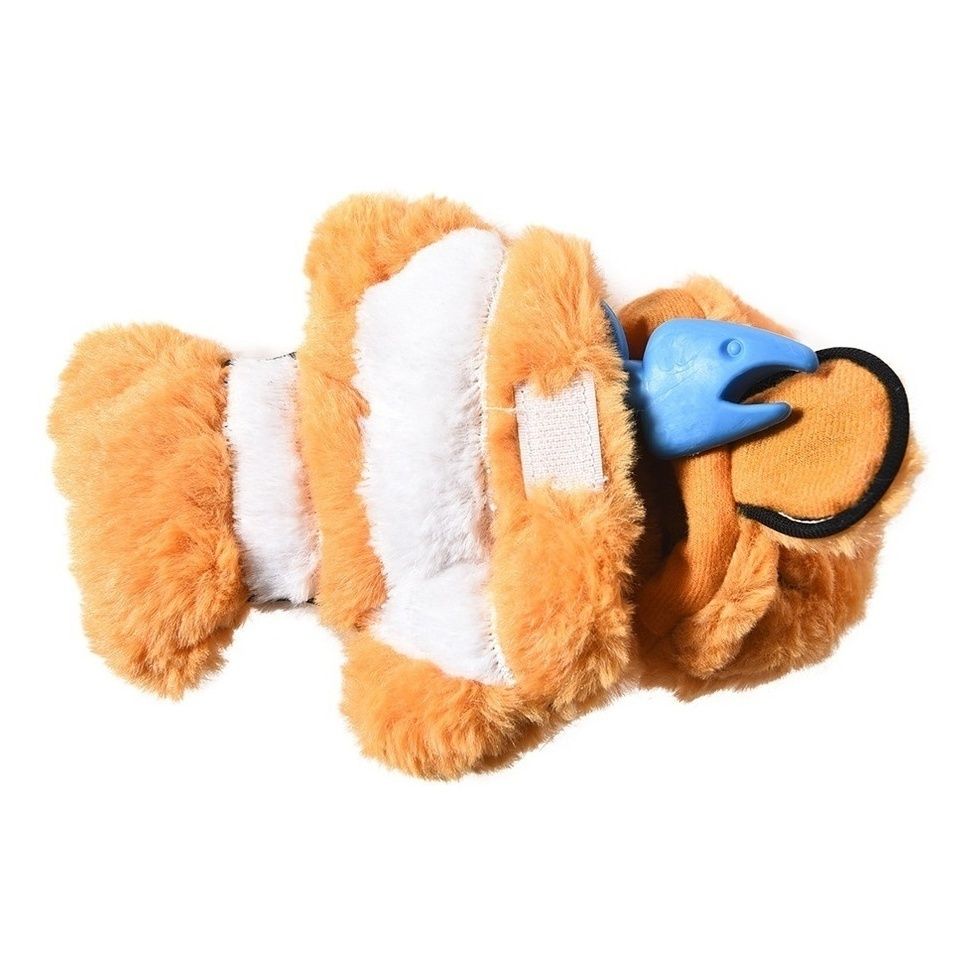 

Игрушка для собак Foxie Zoo Рыба-клоун 2в1