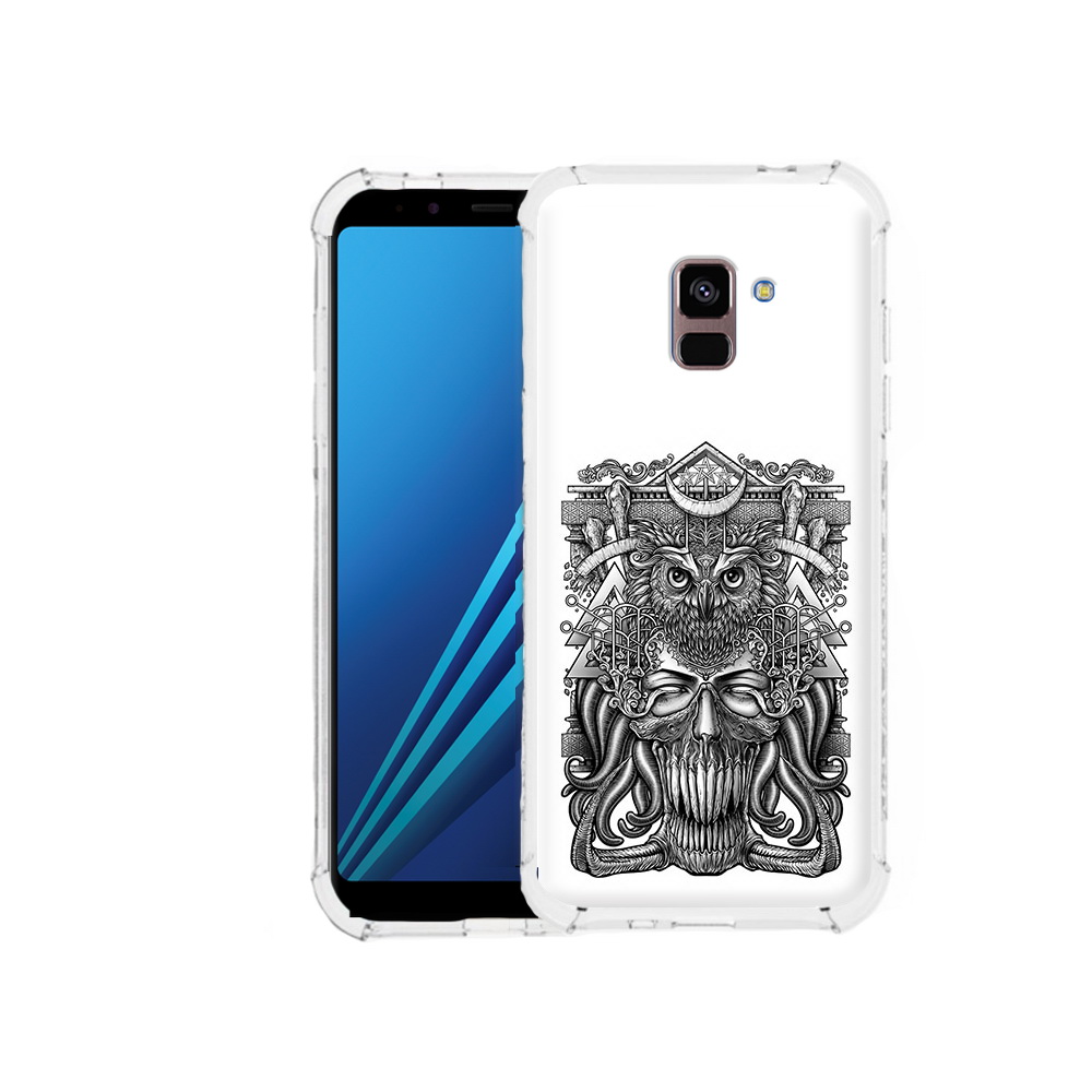 

Чехол MyPads Tocco для Samsung Galaxy A8 Plus зубастая сова (PT119249.593.369), Tocco