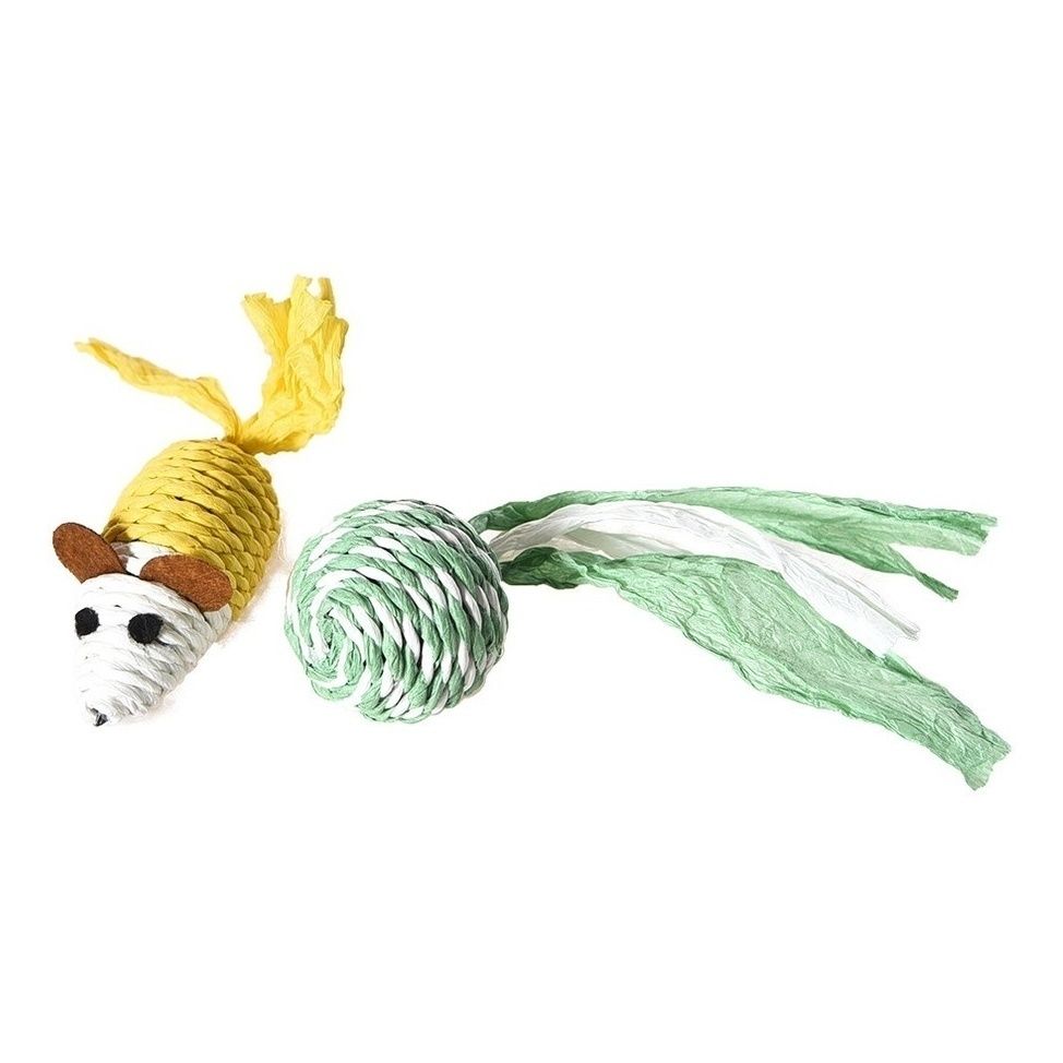 

Игрушки для кошек Foxie Naturalness Плетенные шуршалки 2 шт