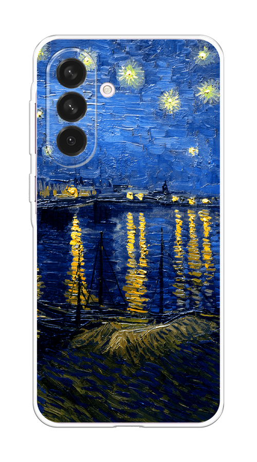 

Чехол на Samsung Galaxy A56 5G Звездная ночь над Роной, Синий;желтый, 2110850-1