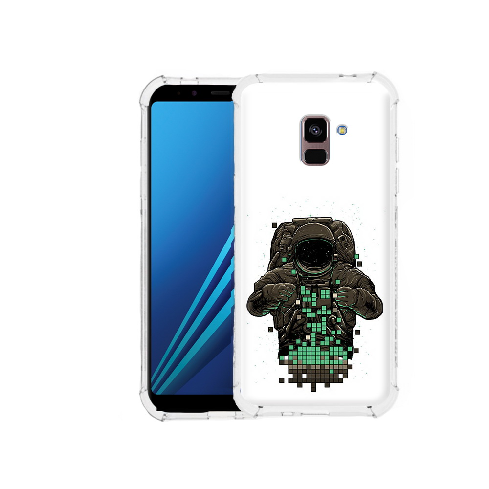 

Чехол MyPads Tocco для Samsung Galaxy A8 Plus космонавт с пикселями (PT119249.593.394), Tocco
