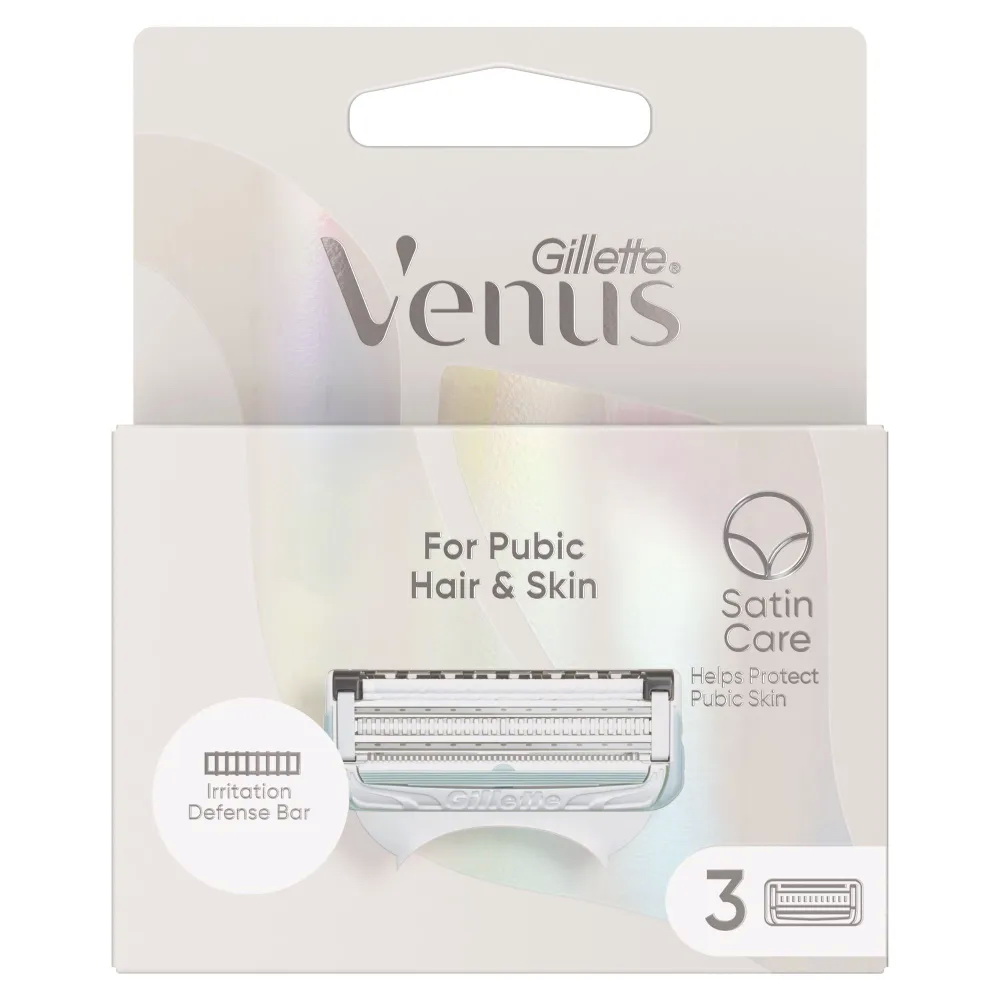 Сменные кассеты для ухода за кожей в зоне бикини Gillette Venus Satin Care, 3 шт