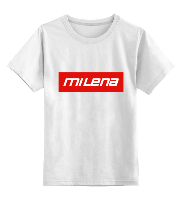 

Футболка детская Printio Milena цв. белый р. 128, Milena