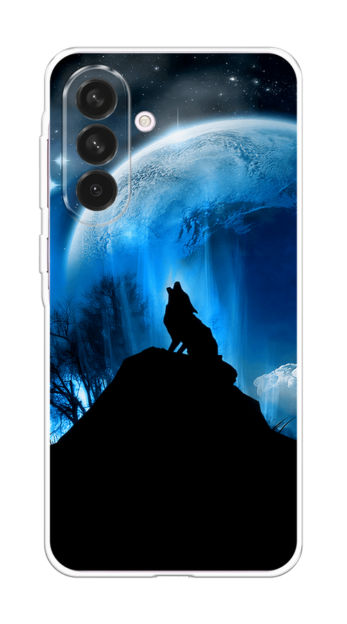 

Чехол на Samsung Galaxy A56 5G Волк 2, Синий;черный;белый, 2110850-1