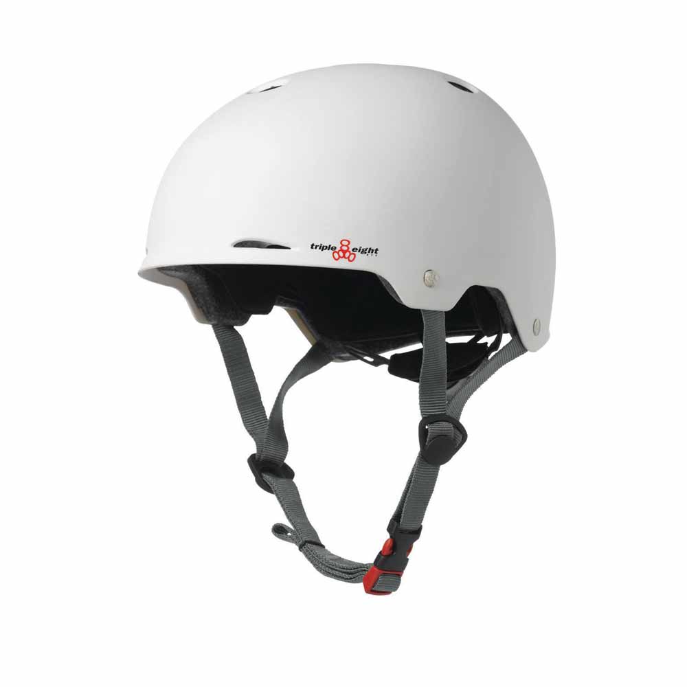 фото Шлем triple 8 gotham dual certified mips helmet, white matte, l/xl triple eight