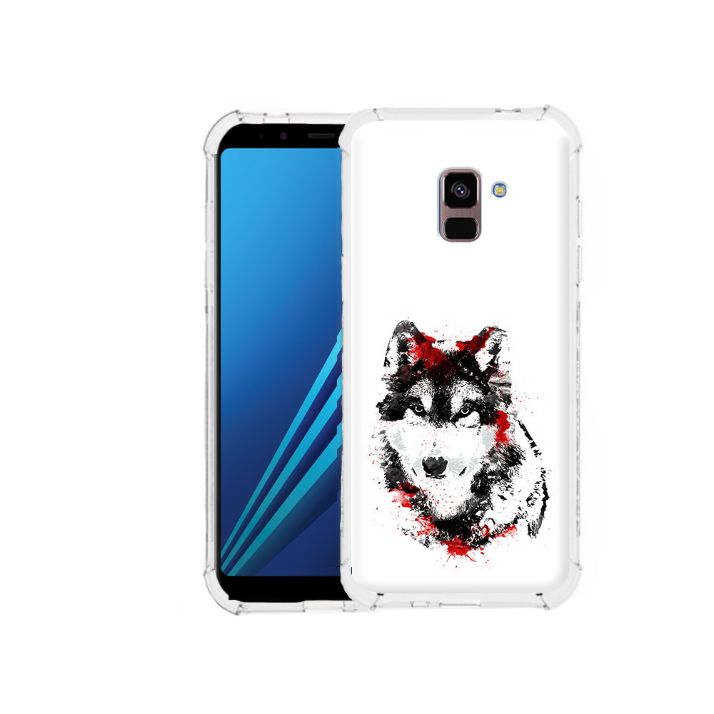 

Чехол MyPads Tocco для Samsung Galaxy A8 Plus кровавый волк (PT119249.593.416), Tocco