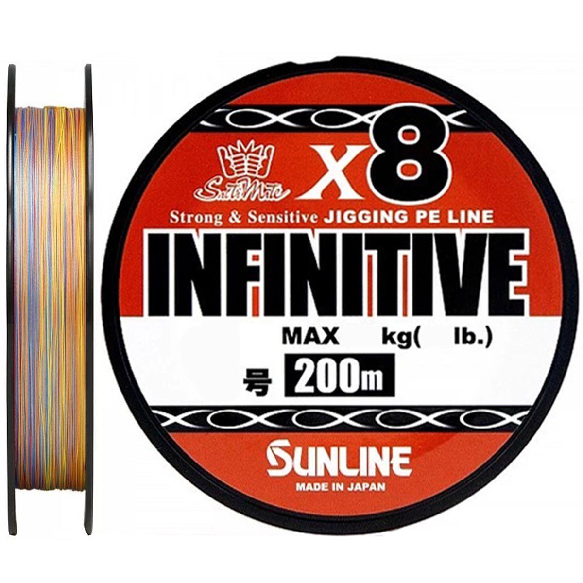 

Шнур SunLine INFINITIVE 60092902 Multicolor,200 м, Разноцветный
