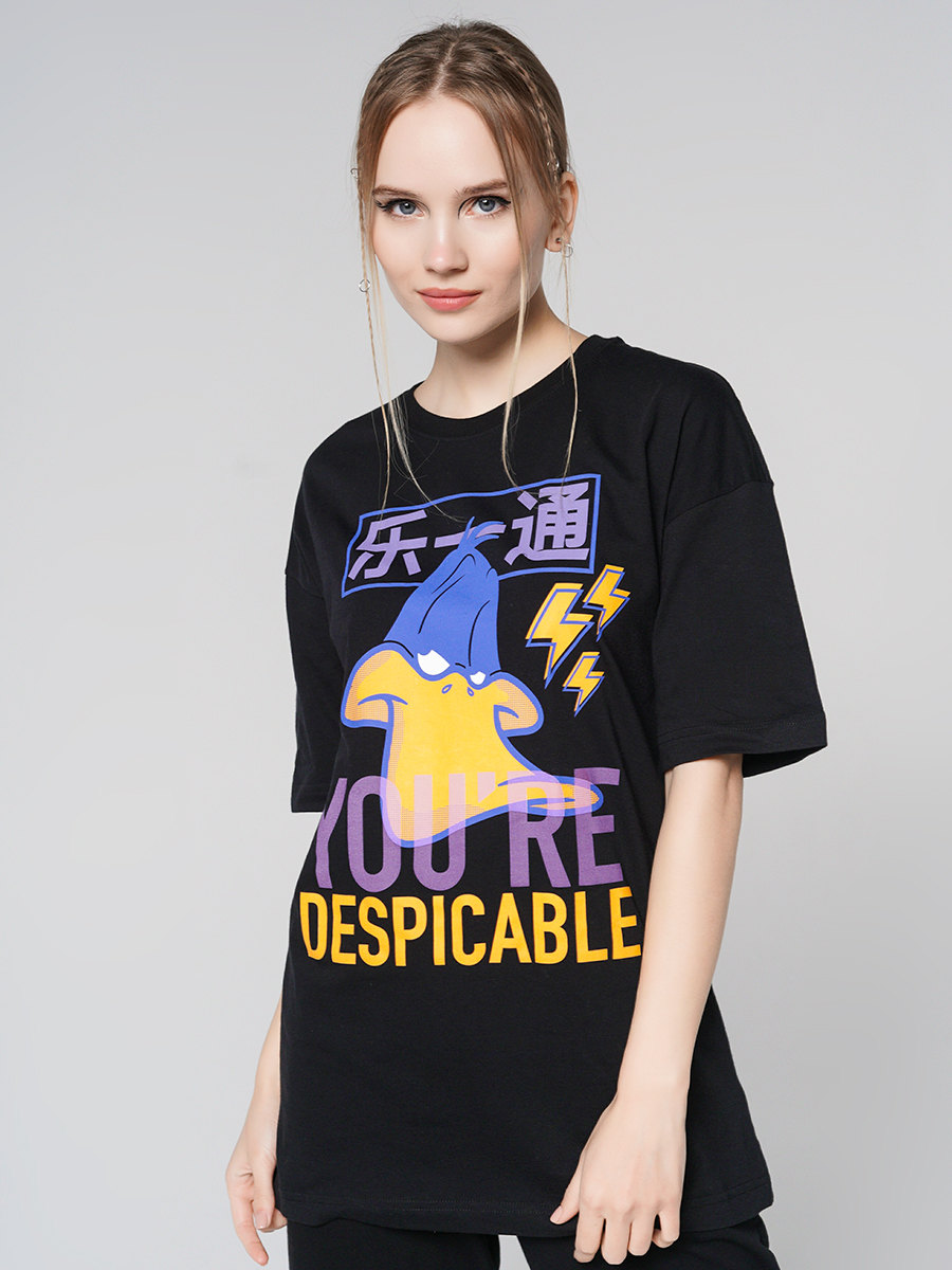 

Футболка женская ТВОЕ 84074 цв. черный р.XL, 84074