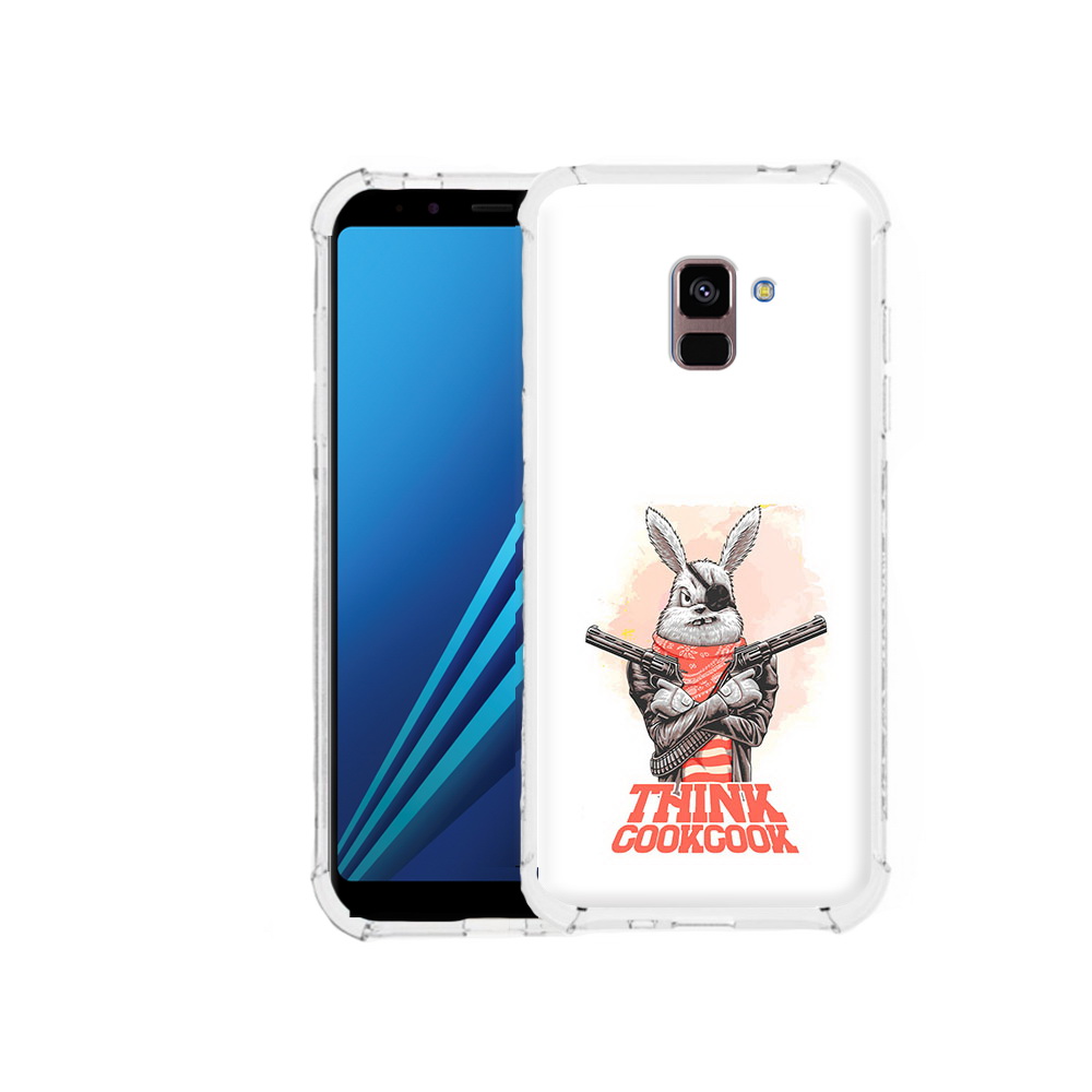 

Чехол MyPads Tocco для Samsung Galaxy A8 Plus кролик пират (PT119249.593.419), Tocco