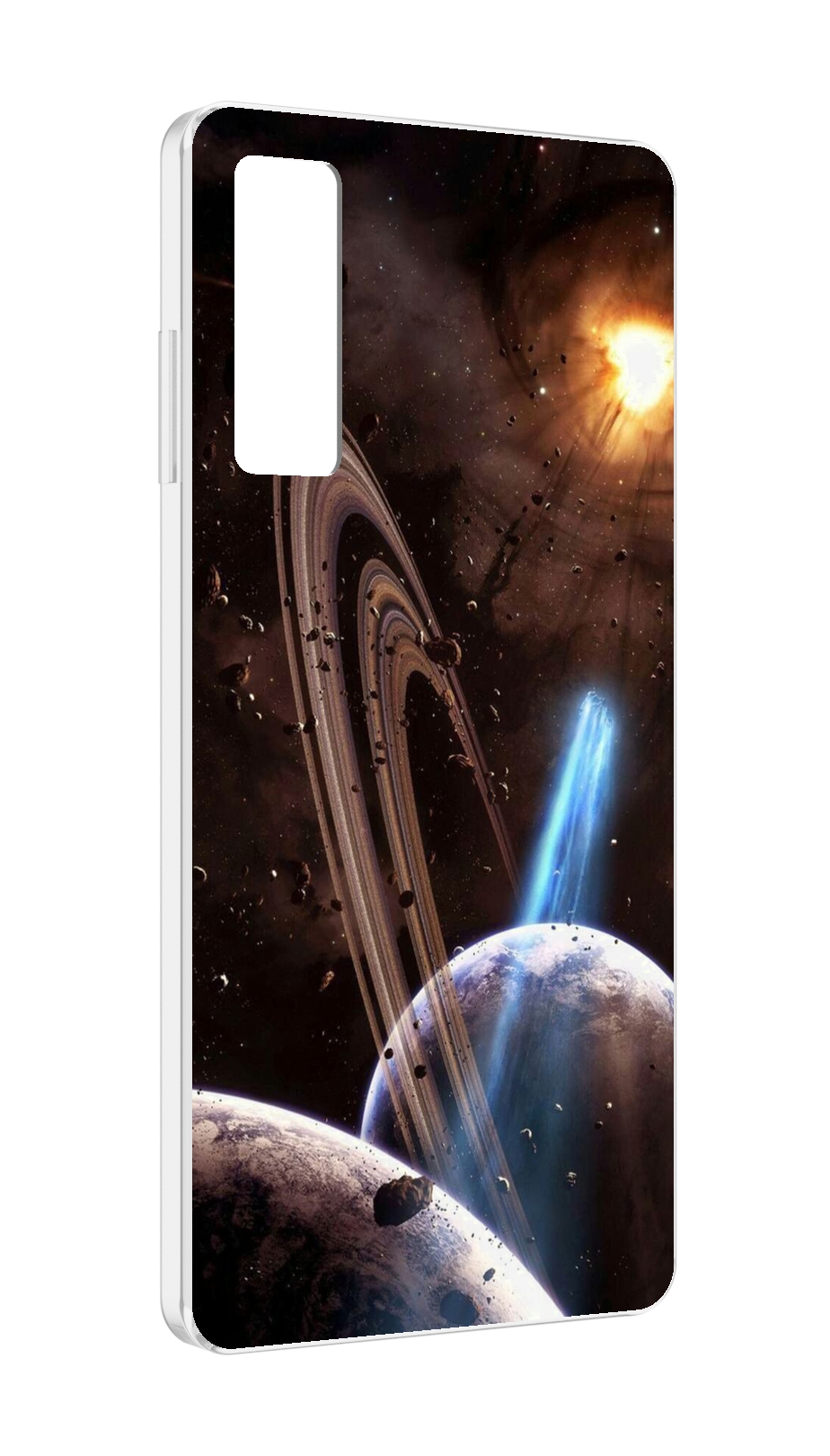 

Чехол MyPads сатурн в космосе для TCL 20 5G, Прозрачный, Tocco