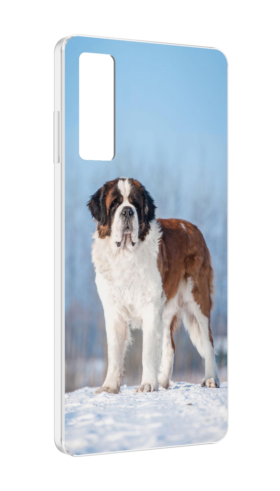 

Чехол MyPads сенбернар для TCL 20 5G, Прозрачный, Tocco