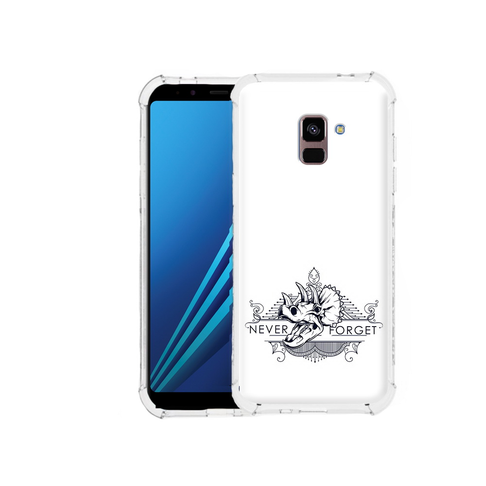

Чехол MyPads Tocco для Samsung Galaxy A8 Plus логотип носорога никогда не забуду, Tocco