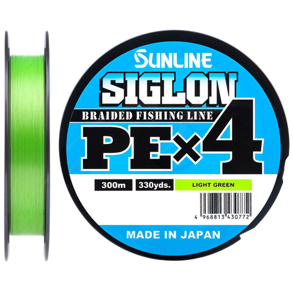 

Шнур SunLine SIGLON PE4 63052126 Light Green,300 м, Зеленый