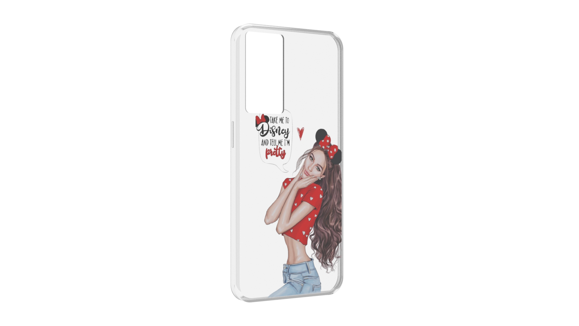 

Чехол MyPads Девушка-Мини женский для OPPO A96 5G / Reno7 Lite / Reno 7Z / F12 Pro 5G, Прозрачный, Tocco