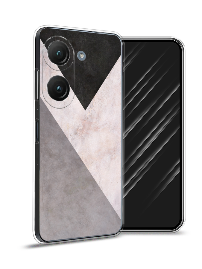 

Чехол Awog на Asus ZenFone 9 "Геометричный мрамор", Бежевый, 44950-3
