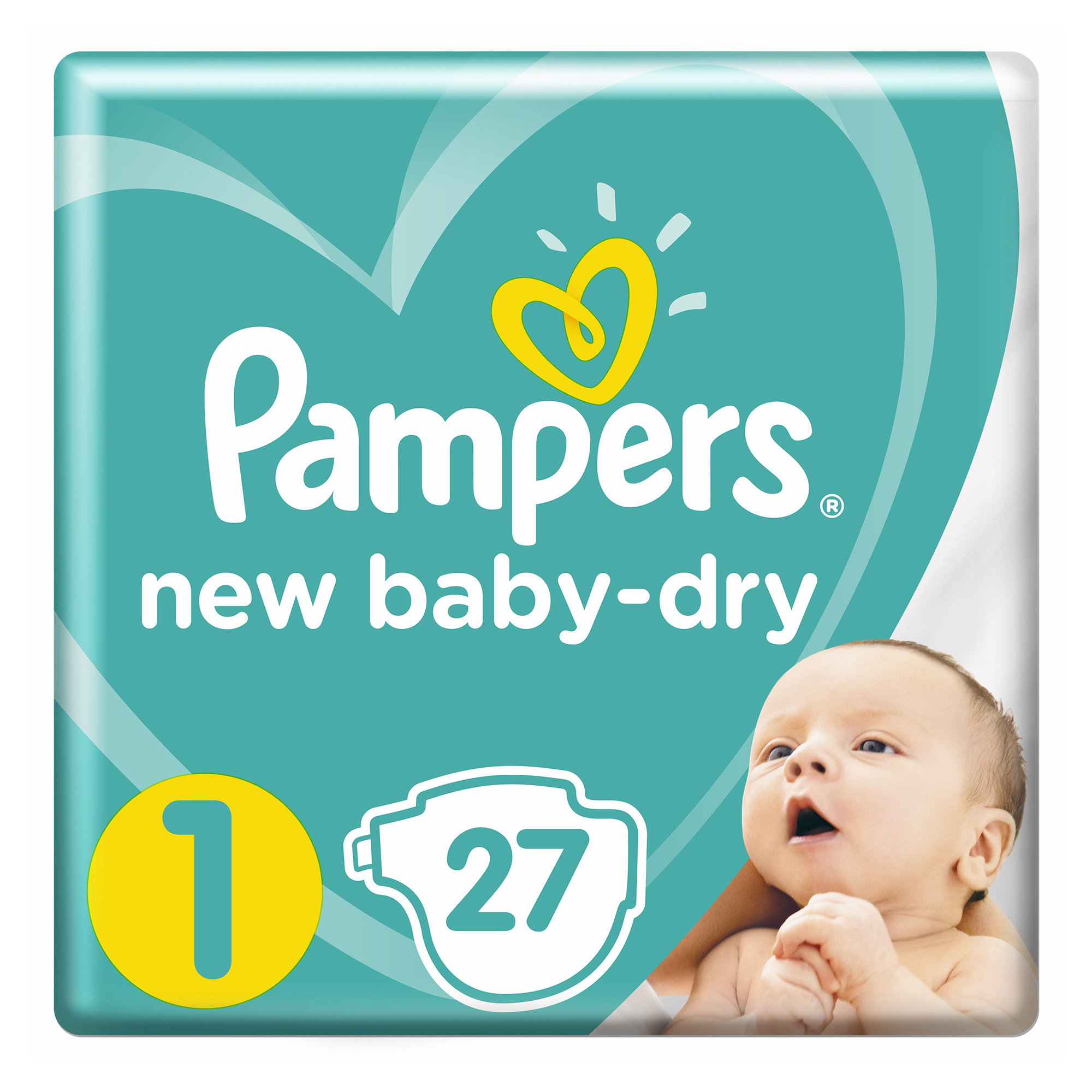 

Подгузники Pampers New Baby-Dry 1 (2–5 кг) 27 шт