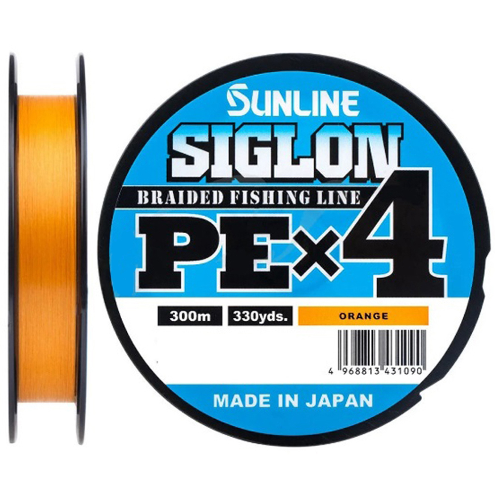 

Шнур SunLine SIGLON PE4 63052190 Orange,300 м, Оранжевый
