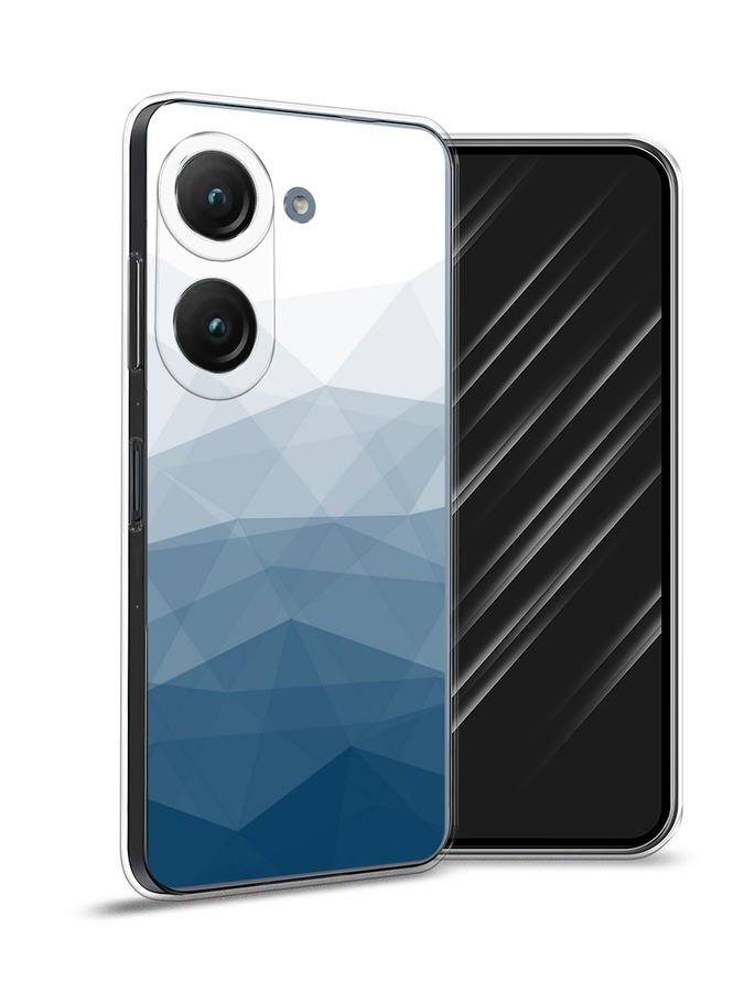 

Чехол Awog на Asus ZenFone 9 "Абстракция небо", Синий;голубой;белый, 44950-3