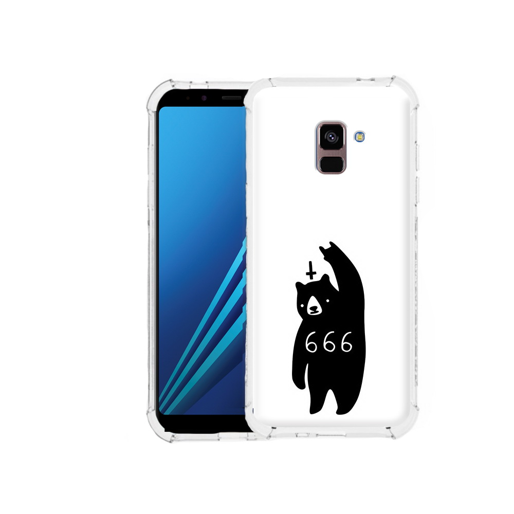

Чехол MyPads Tocco для Samsung Galaxy A8 Plus медведь 666 (PT119249.593.462), Tocco
