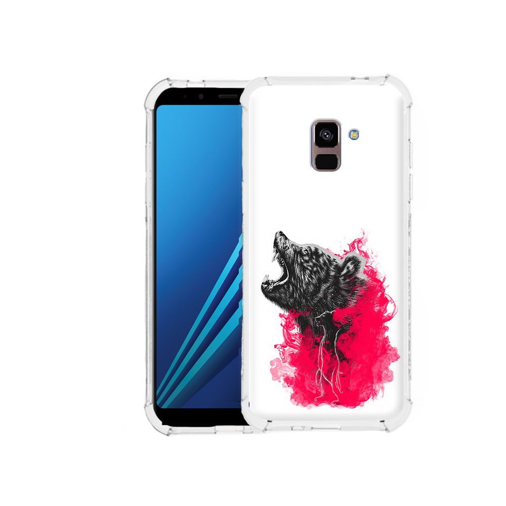 

Чехол MyPads Tocco для Samsung Galaxy A8 Plus медведь в дымке (PT119249.593.463), Tocco