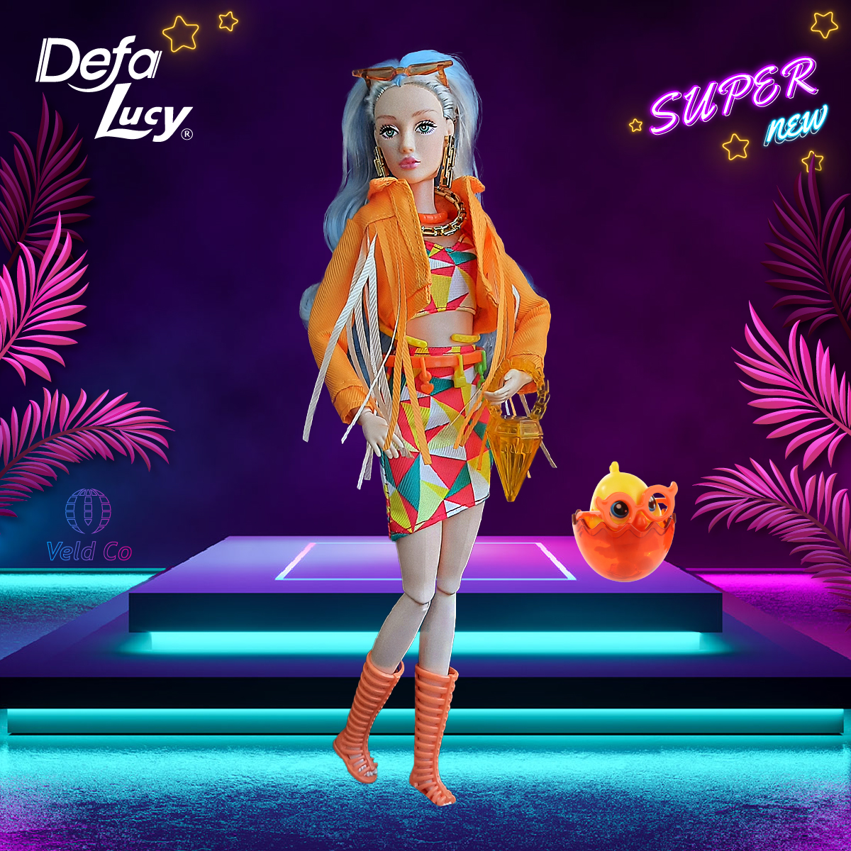 Кукла Defa Lucy Люси с длинными волосами Икона стиля 29 см 130025