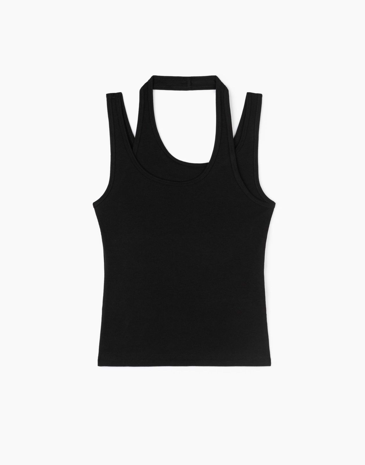 

Топ женский Gloria Jeans GTN004041 черный S/170, GTN004041