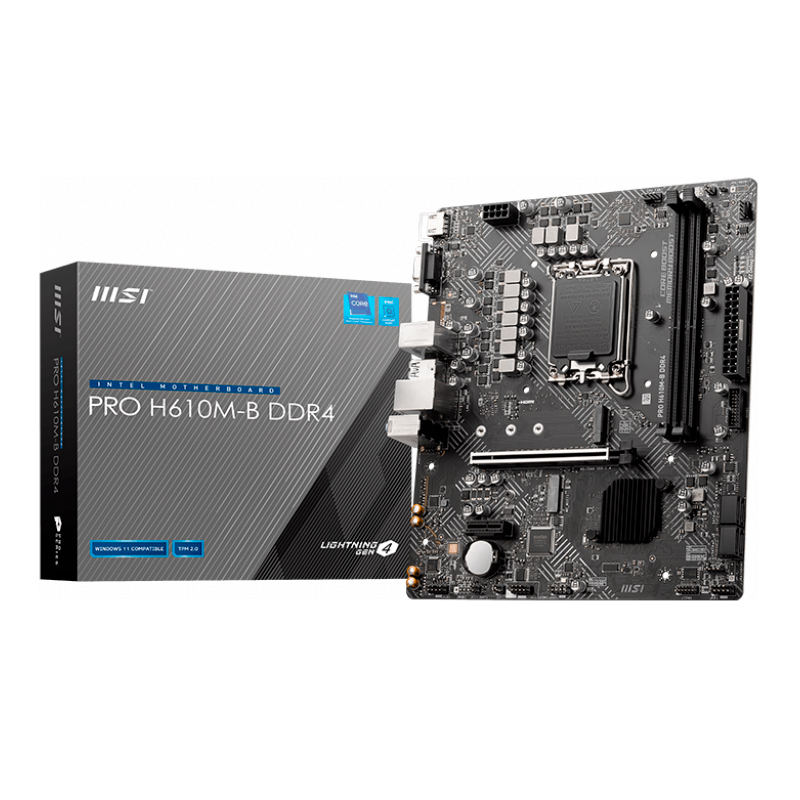 

Материнская плата MSI Pro H610M-B DDR4, Pro H610M-B DDR4