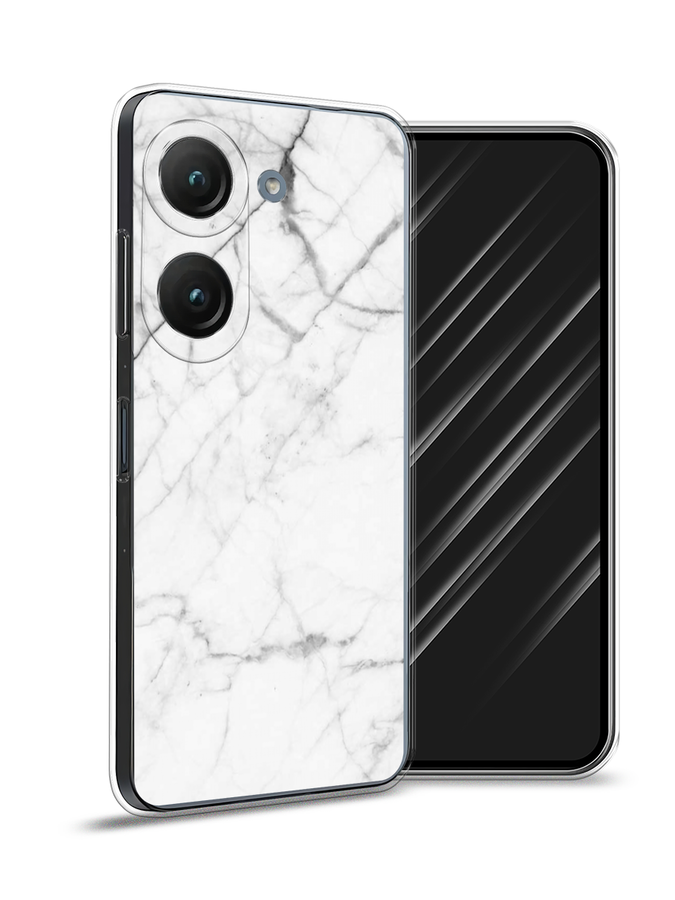 

Чехол Awog на Asus ZenFone 9 "Светлый мрамор", Серый, 44950-3