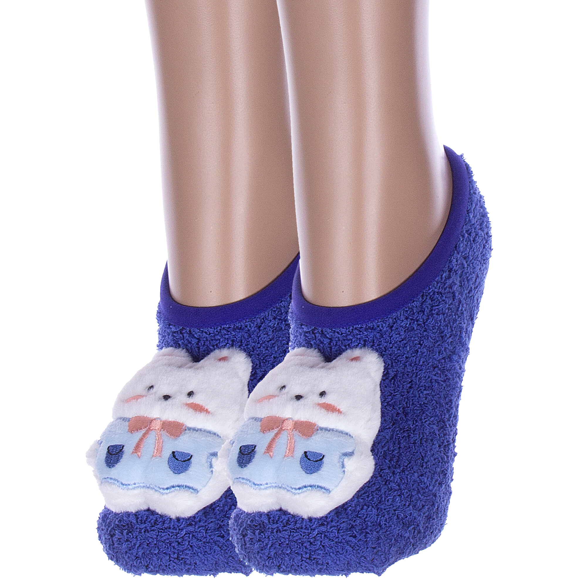Комплект носков женских Hobby Line 2-Нжмту2163-4 синих 36-40, 2 пары