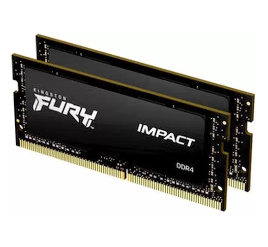 

Оперативная память Kingston FURY Impact (KF426S16IBK2/64) 64 ГБ/DDR4, 32 ГБx2 шт, 2666 МГц