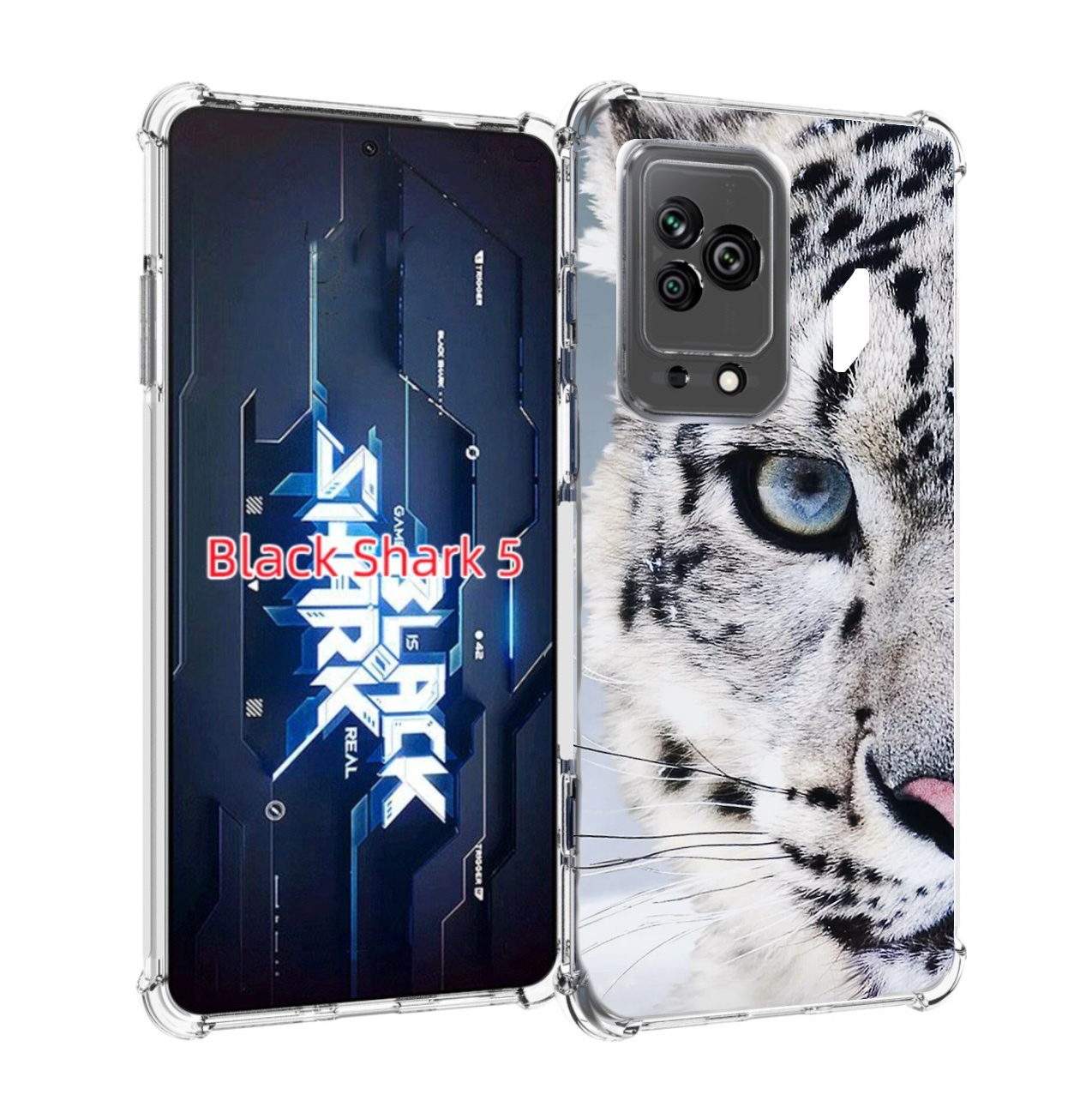 

Чехол MyPads Снежный-барс для Xiaomi Black Shark 5, Прозрачный, Tocco