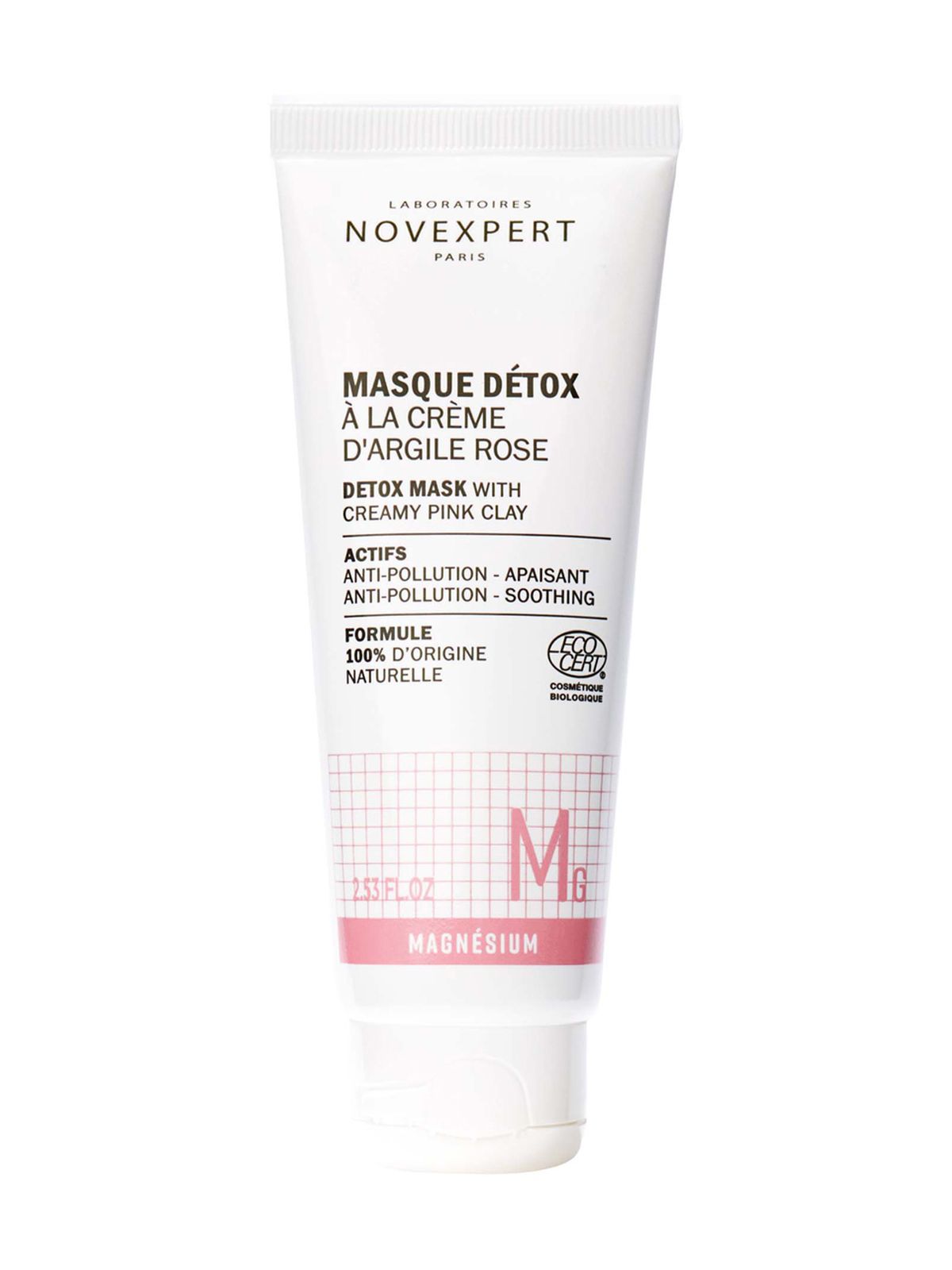 фото Маска детокс для лица с розовой глиной novexpert detox mask with creamy pink clay 75мл