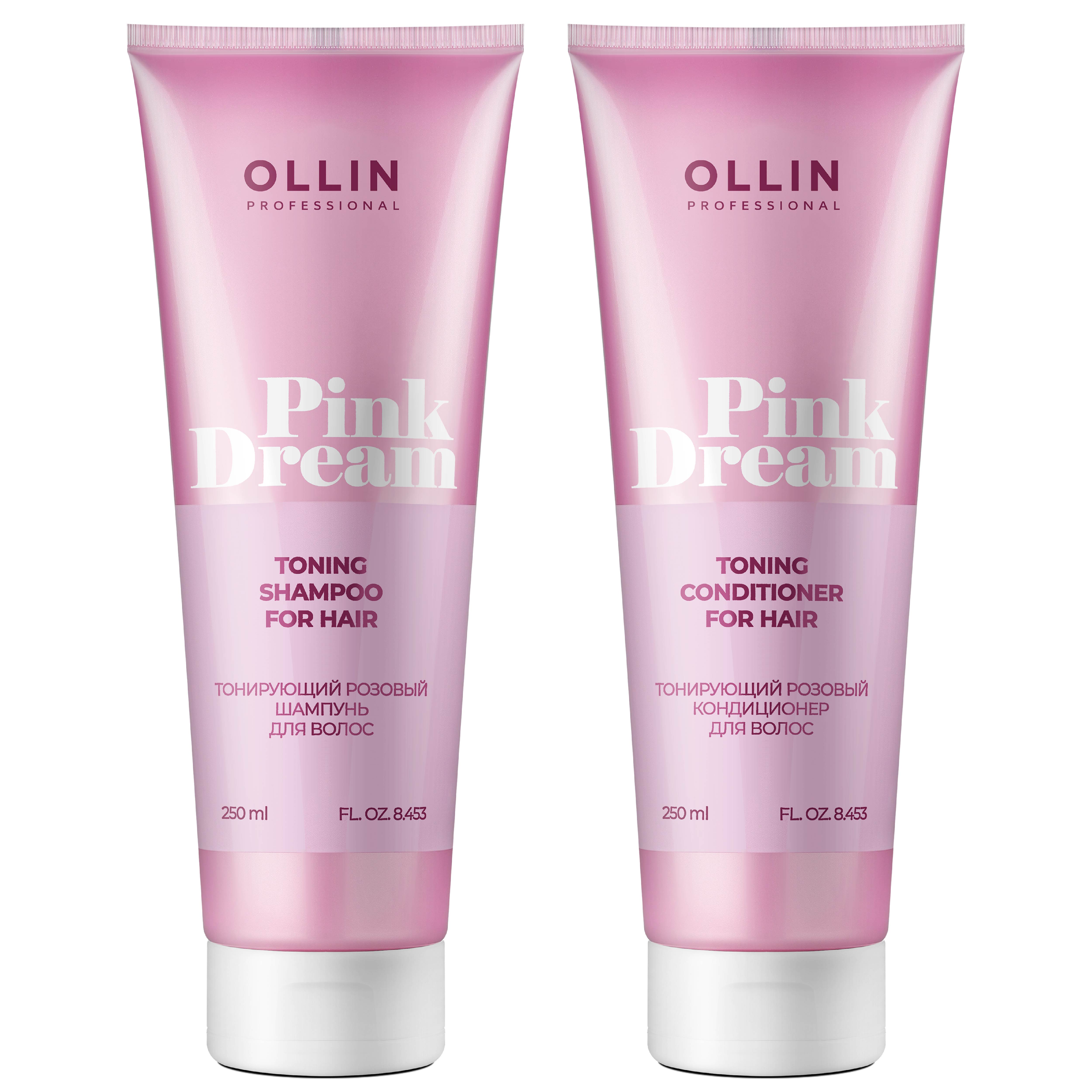 Набор для тонирования волос OLLIN PROFESSIONAL Pink Dream розовый 250+250 мл