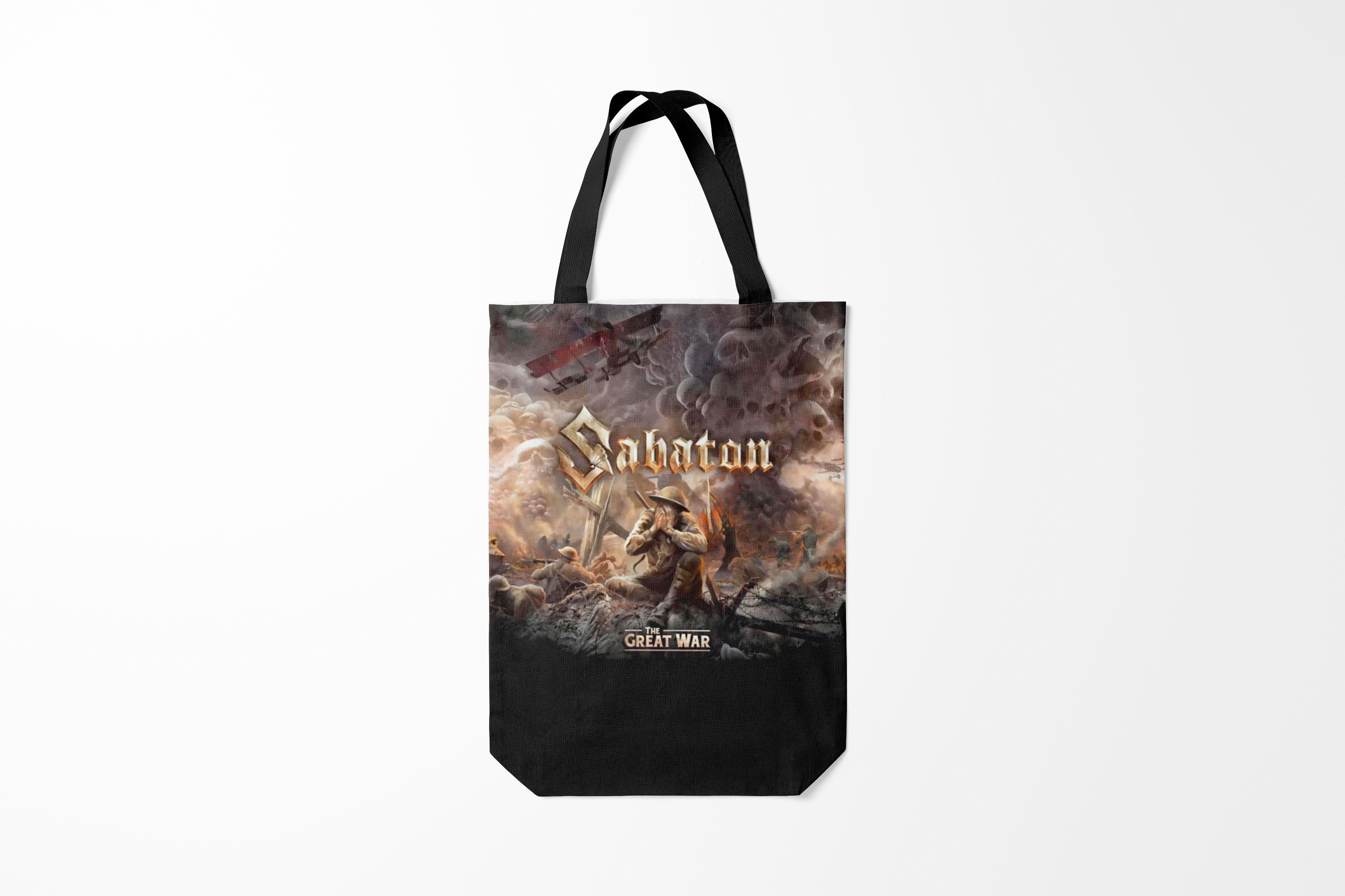 

Сумка шoппер унисекс Burnettie Sabaton, черный, Sabaton