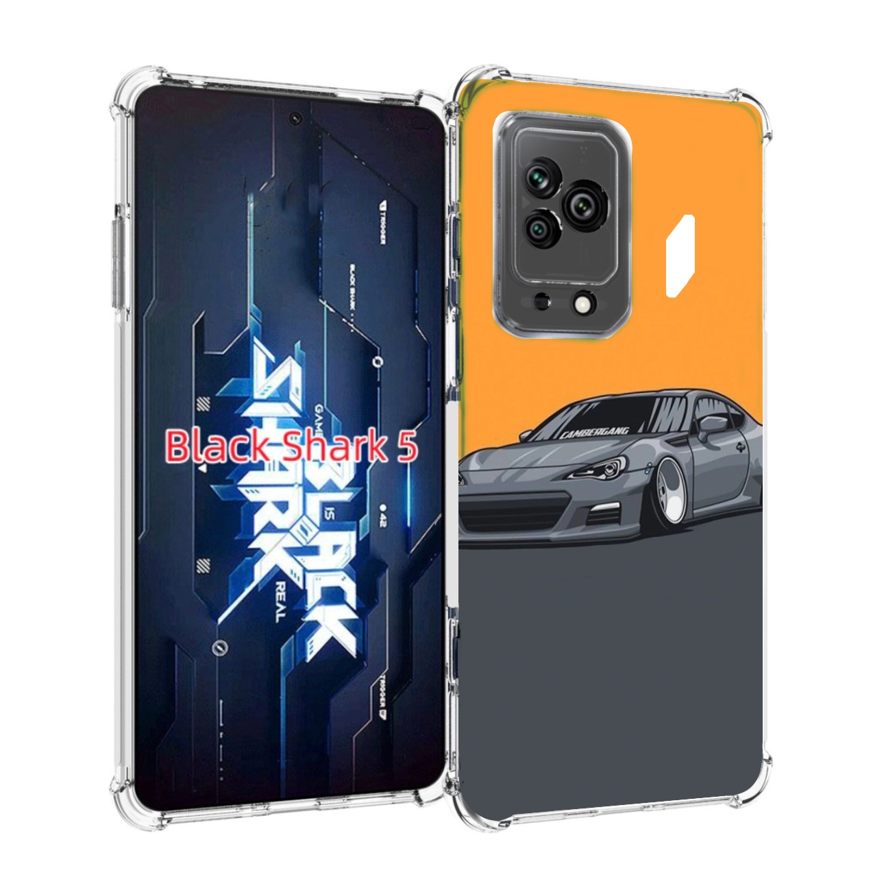 

Чехол MyPads Спорт-кар для Xiaomi Black Shark 5, Прозрачный, Tocco