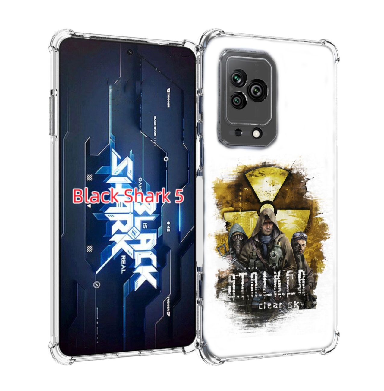 

Чехол MyPads Сталкер мужской для Xiaomi Black Shark 5, Прозрачный, Tocco