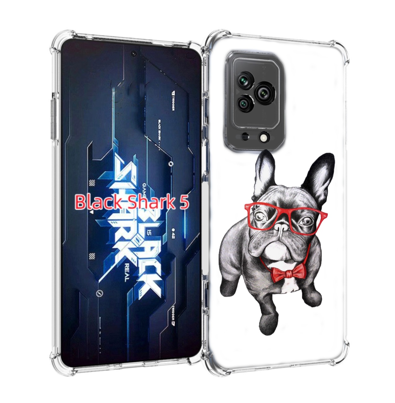 

Чехол MyPads Стильняга для Xiaomi Black Shark 5, Прозрачный, Tocco